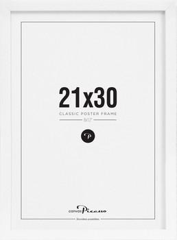 Poster frame Wooden Frame White 21x30cm-0