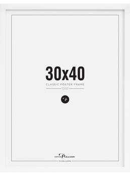 Poster frame Wooden Frame White 30x40cm-0
