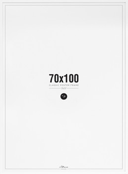 Poster frame Wooden Frame White 70x100cm-0